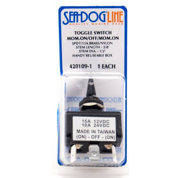 Mom Sea Dog 420109-1 Toggle Switch On /Off / Mom On 