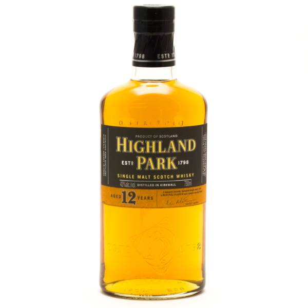 Highland Park - Aged 12 Years - Single Malt Scotch Whisky - 750ml