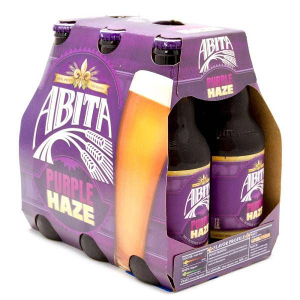Abita Purple Haze 12oz Bottle 6 Pack Beer Wine