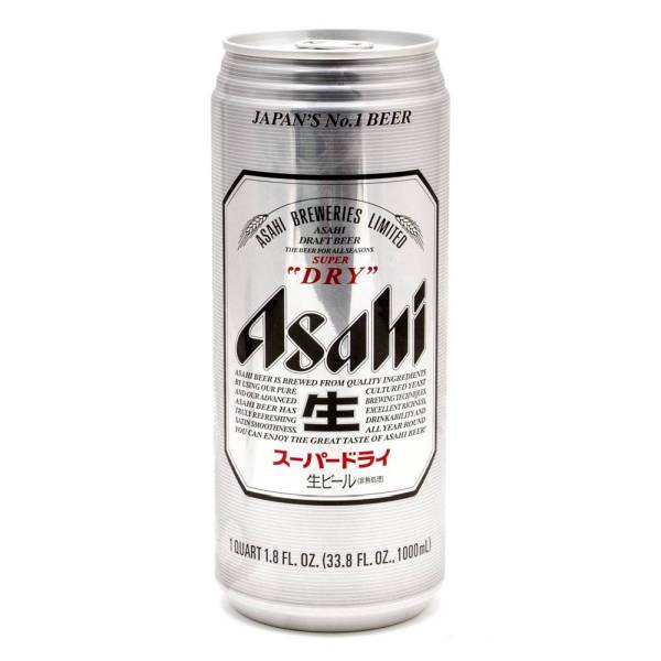 Asahi - Japanese Beer - 33.8oz Can