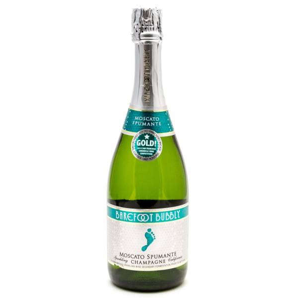 Barefoot - Bubbly Moscato Spumante - Sparkling Champagne - 750ml