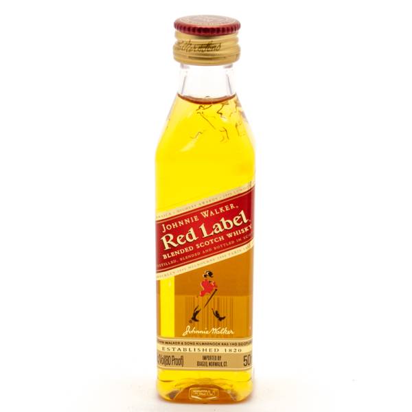 Johnnie Walker - Red Label - Blended Scotch Whisky - Mini 50ml