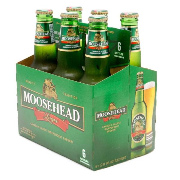 Moosehead - Importe Premium Lager - 12oz Bottles - 6 pack