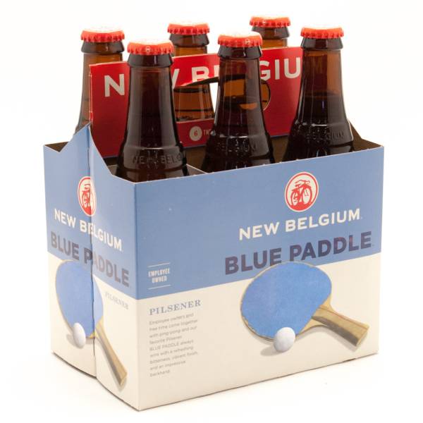 New Belgium - Blue Paddle Pilsener - 12oz Bottles - 6 pack