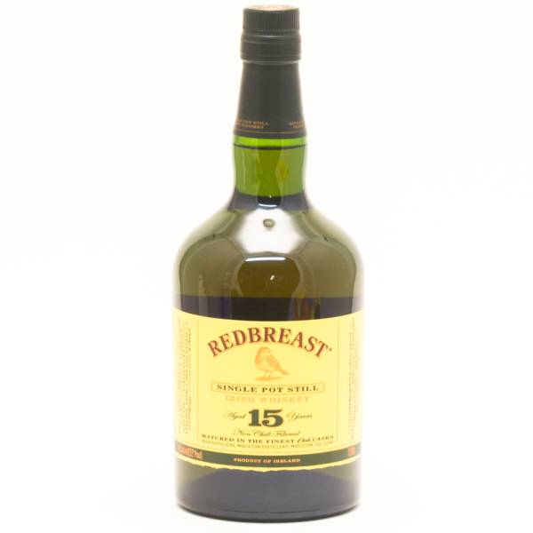 Redbreast - Single Pot Irish Whiskey - Aged 15 Years - 750ml
