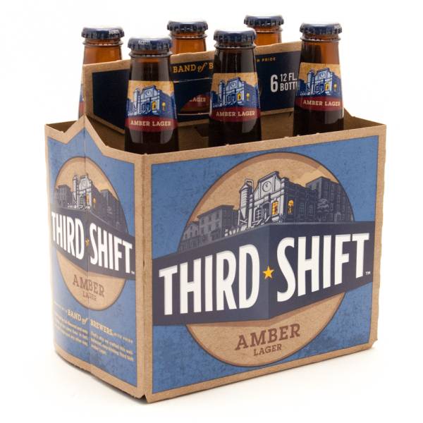 Third Shift - Amber Lager - 12oz Bottle - 6 Pack