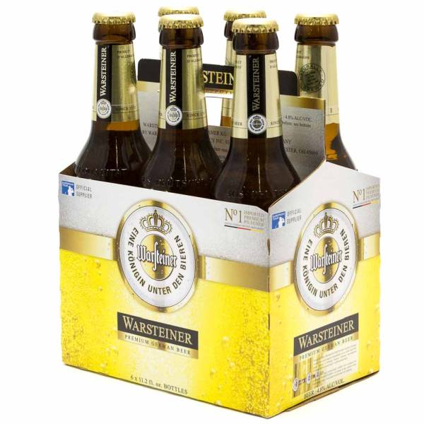 Warsteiner - Premium German Beer - 11.2oz Bottle - 6 Pack