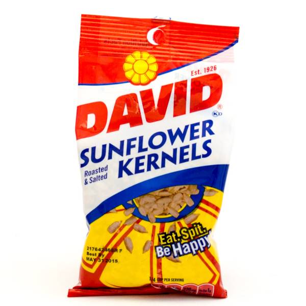 David - Sunflower Kernels - Roasted and Salted - 2.25oz