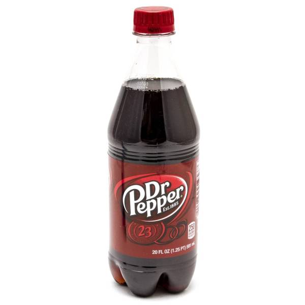 Dr. Pepper - 20 fl oz  Beer, Wine and Liquor Delivered To Your Door or  business. 1 hour alcohol delivery