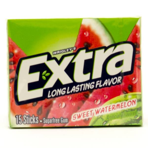 Extra -  Sweet Watermelon Sugarfree Gum - 15 Sticks