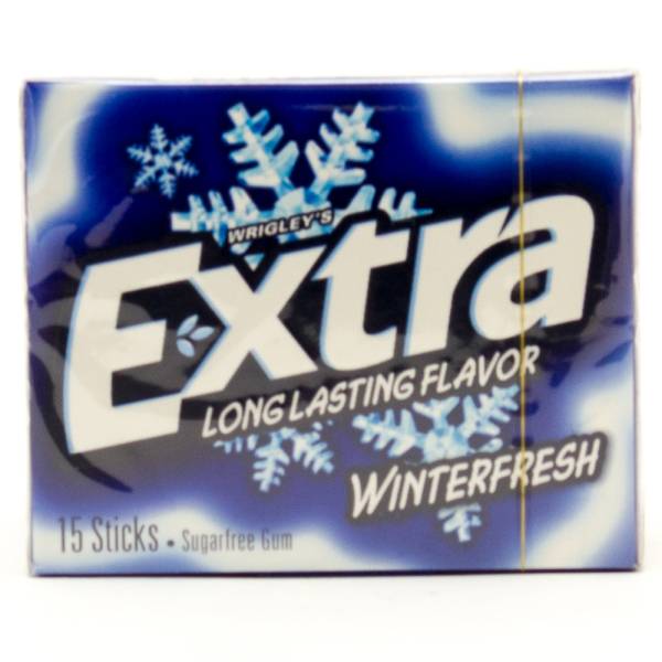 Extra - Winterfresh Sugarfree Gum - 15 Sticks