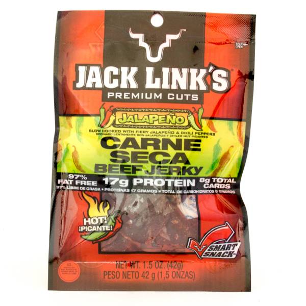 Jack Link's - Jalapeno Carne Seca Beef Jerky - 13g Protein - 1.25oz