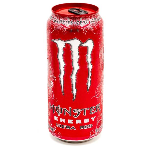 Monster - Energy Drink - Ultra Red - 16 fl oz