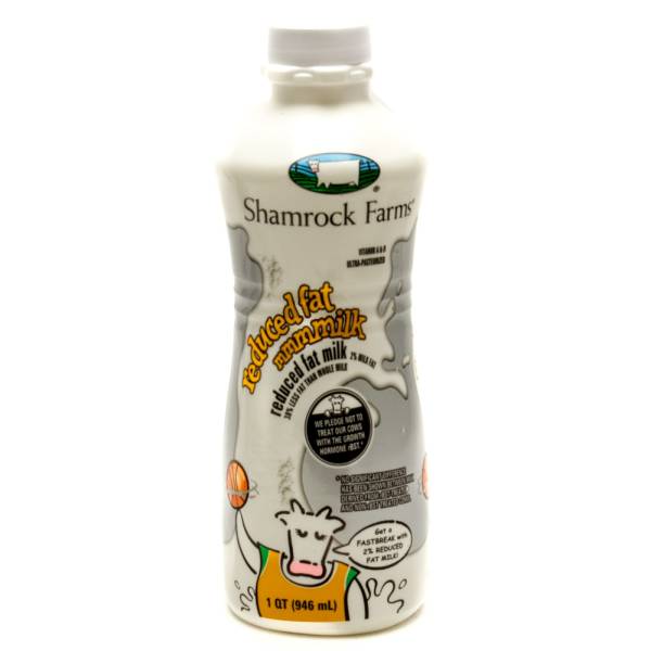 Shamrock Farms - Reduced Fat Milk - 1 Quart