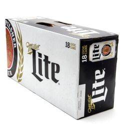 Miller - Lite Beer - 12oz Can - 18 Pack