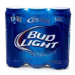 Bud Light - 25oz Can - 3 Pack