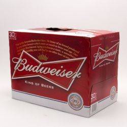 Budweiser - Beer - 12oz Can - 30 Pack