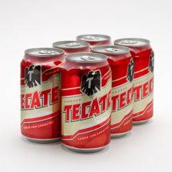 Tecate - Beer - 12oz Can - 6 Pack