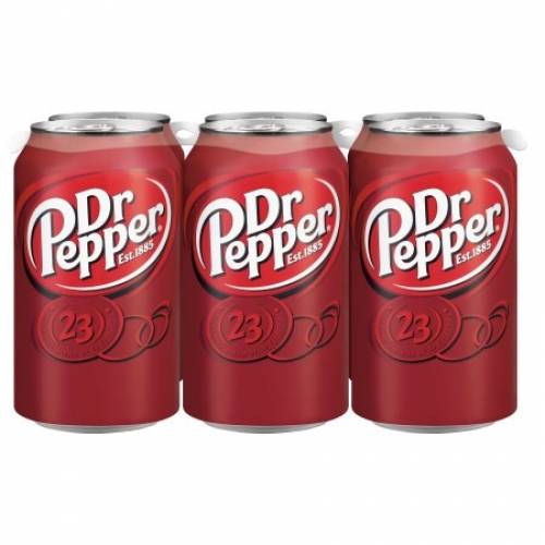 Dr Pepper Soda - 12 Oz - 6 pack