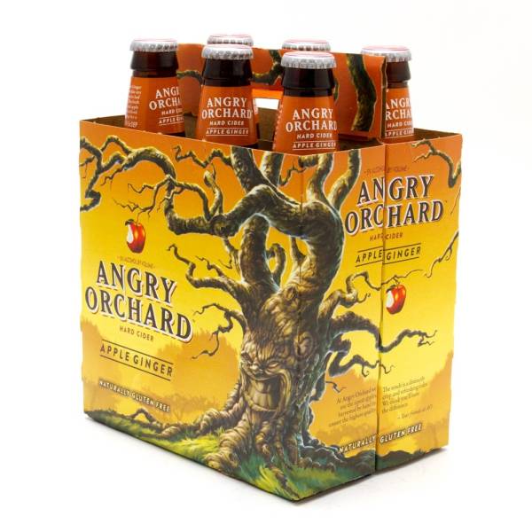 Angry Orchard - Apple Ginger Hard Cider - 12oz Bottle - 6 Pack