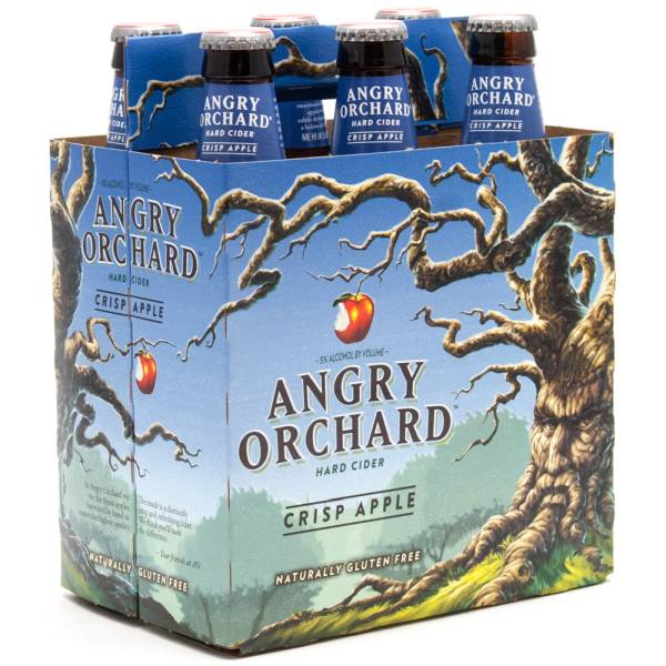 Angry Orchard - Hard Cider Crisp Apple - 12oz Bottle - 6 Pack