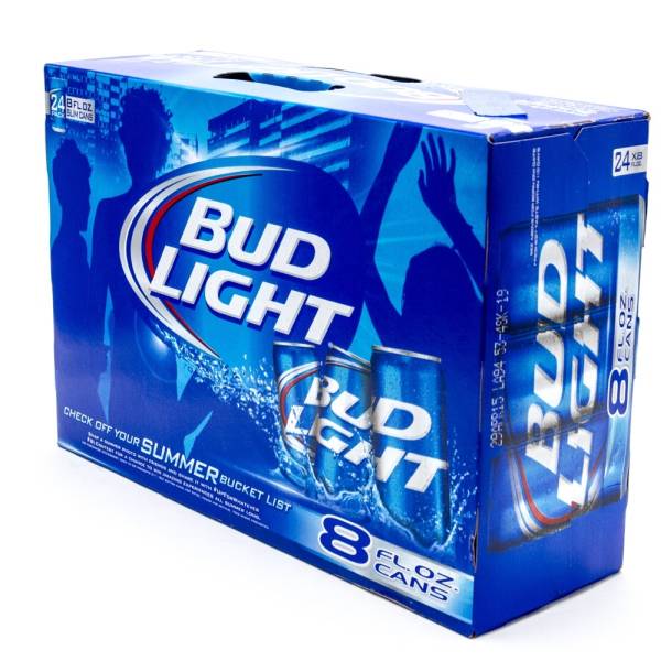 Bud Light 8oz Can 24 Pack Beer, Wine and Liquor Delivered To Your