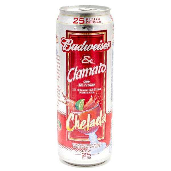 Budweiser & Clamato - Salt & Lime Chelada - 25oz Can