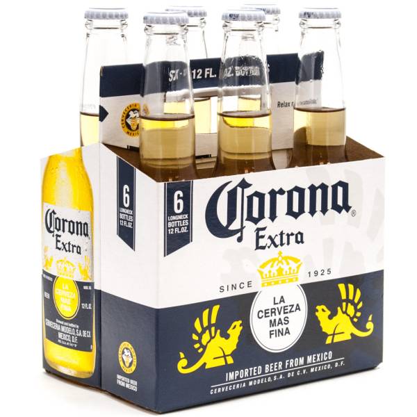 Corona Extra - Imported Beer - 12oz Bottle - 6 Pack | Beer, Wine and ...