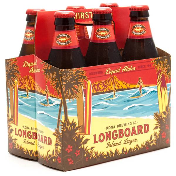 Kona - Longboard Island Lager - 12oz Bottle - 6 Pack