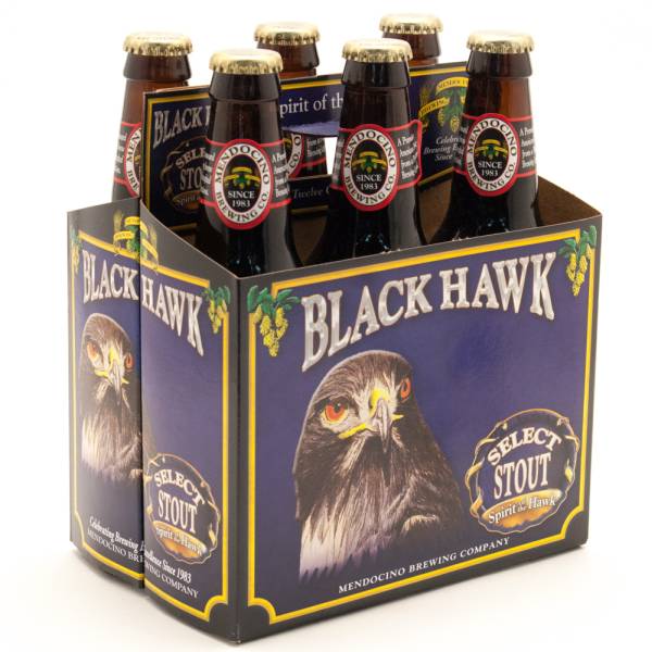 Mendocino - Black Hawk - Select Stout - 12oz Bottle - 6 pack