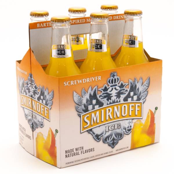 Smirnoff Ice - Screwdriver - 11.2oz Bottle - 6 Pack