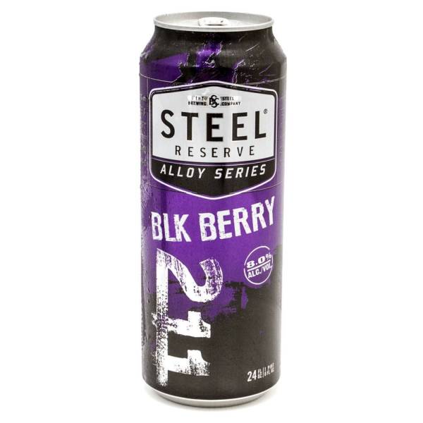 Steel Reserve - Black Berry Malt Beverage - 24oz Can