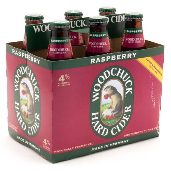 Woodchuck - Raspberry Hard Cider- 12oz Bottles - 6 pack