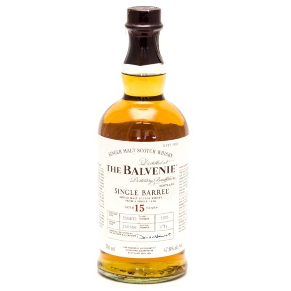 The Balvenie - Single Malt Scotch Whiskey Aged 15 Years - 750ml