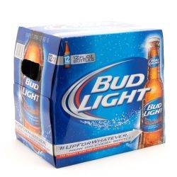 Bud Light - Beer - 12oz Bottle - 12 pack