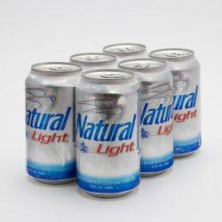Natural Light - Beer - 12oz Can - 6 Pack