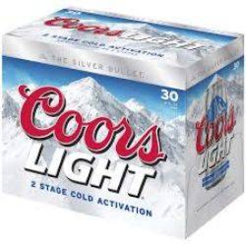 Coors Light Beer - 12oz Can - 30 Pack