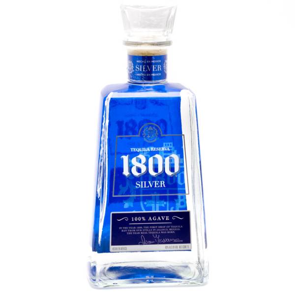 1800 Silver Tequila Reserva 1L Beer, Wine and Liquor Delivered To