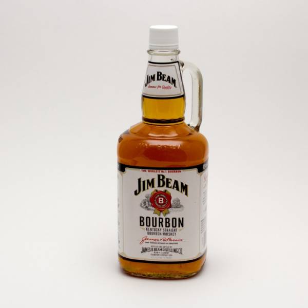 Jim Beam - Kentucky Striaght Bourbon Whiskey - 1.75L  Beer, Wine and  Liquor Delivered To Your Door or business. 1 hour alcohol delivery