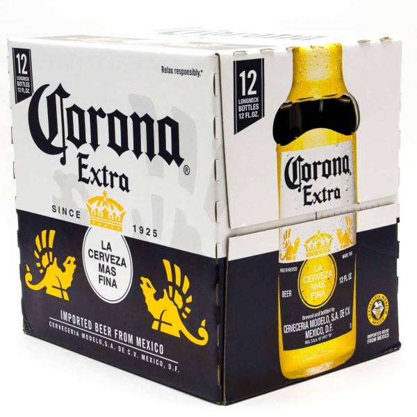 Corona Extra - Imported Beer - 12oz Bottle - 12 Pack ...
