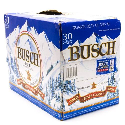 Busch 30 Pack Beer Wine And Liquor