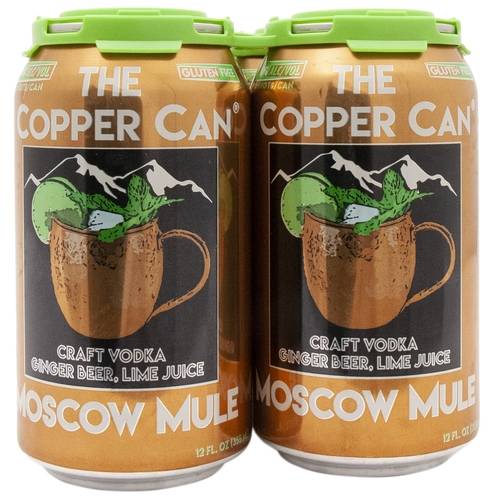 Copper Can - Moscow Mule  4pk - 12oz...