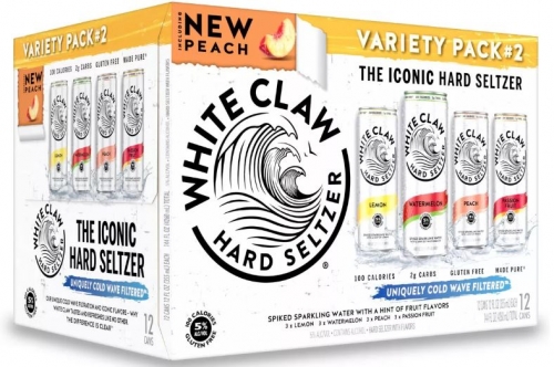 White Claw - Variety 12 Pack - Lemon...