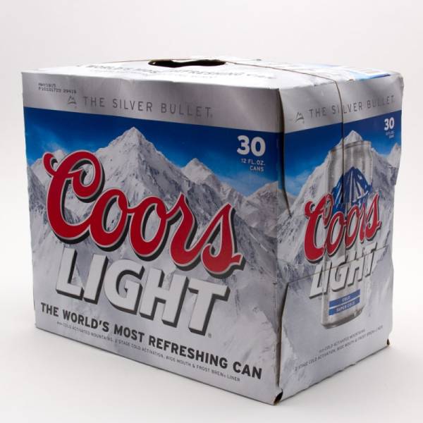 Coors Light 30 Pack 12oz Cans Beer Wine And Liquor Delivered To 