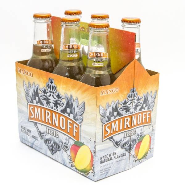 Smirnoff Ice Mango 6 Pack 11 2oz Bottles Beer Wine And Liquor Delivered To Your Door Or Business 1 Hour Alcohol Delivery