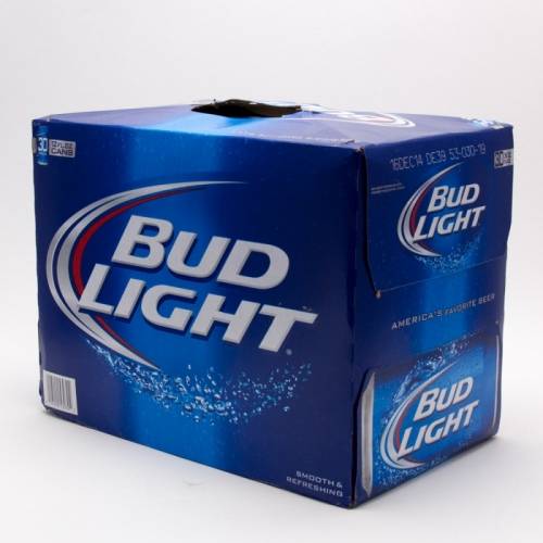 how much does a 30 pack of bud light cost
