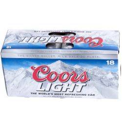 Coors Light - 18 pack case