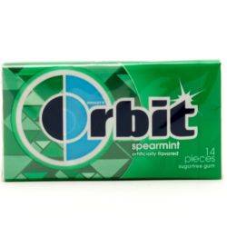 Orbit Spearmint Sugarfree Gum 14 Pieces