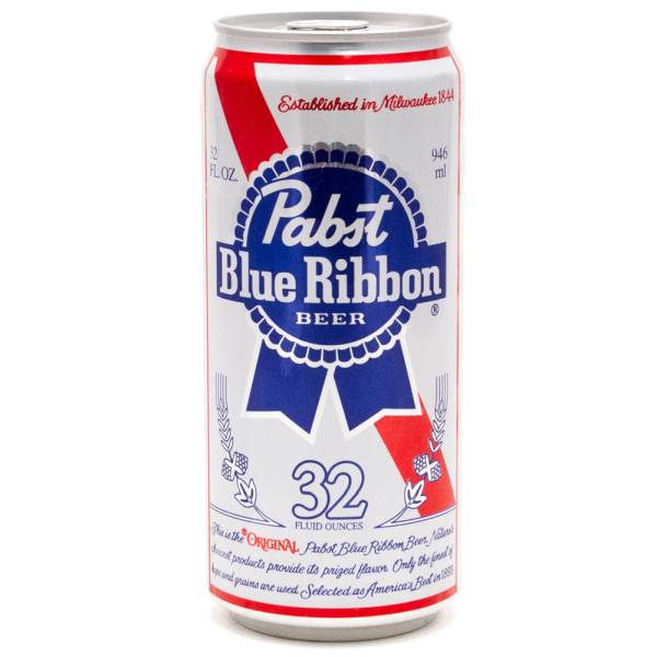 Pabst Blue Ribbon Beer 32oz