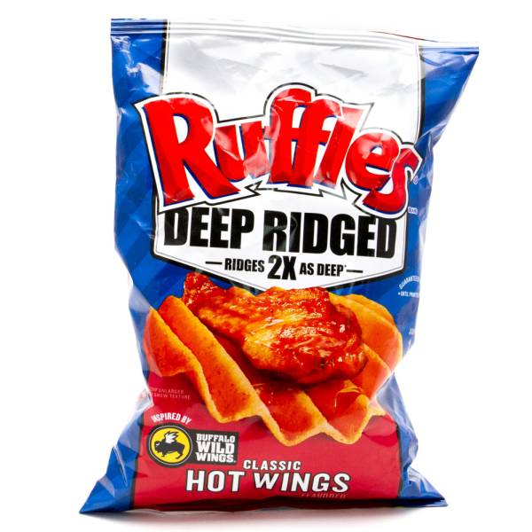 Ruffles Deep Ridged Classic Hot Wings Potato Chips 2 3/8oz